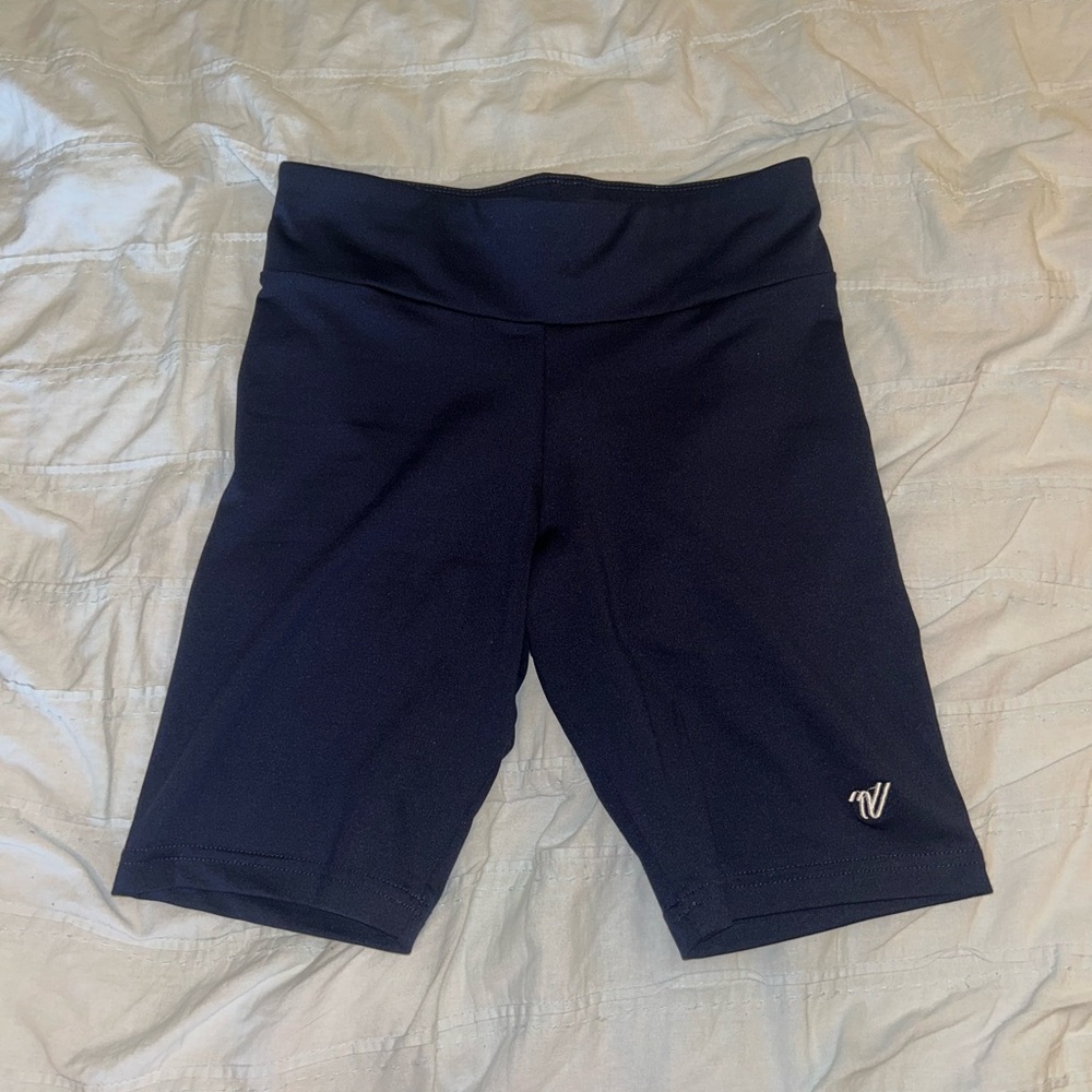 Varsity Women's Navy Biker Shorts